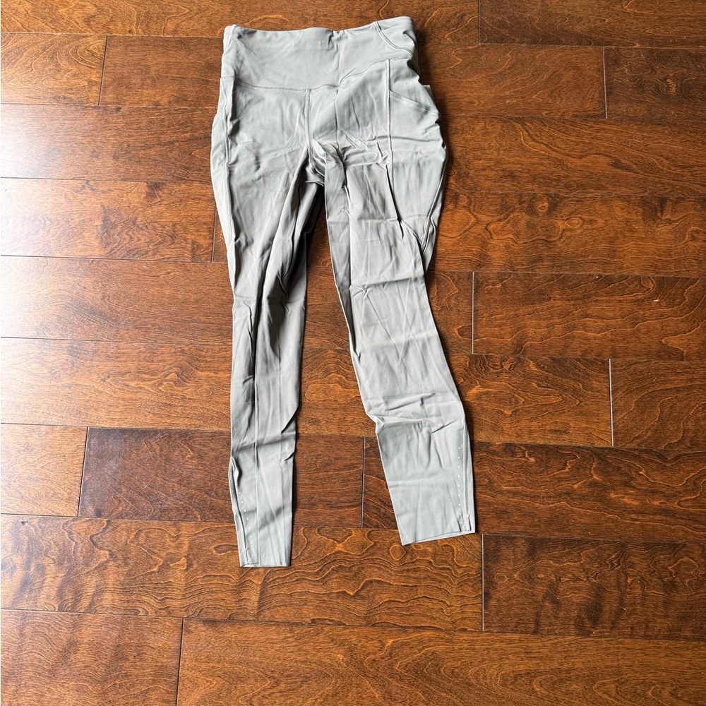 High-Waisted Lululemon Sage Green Leggings